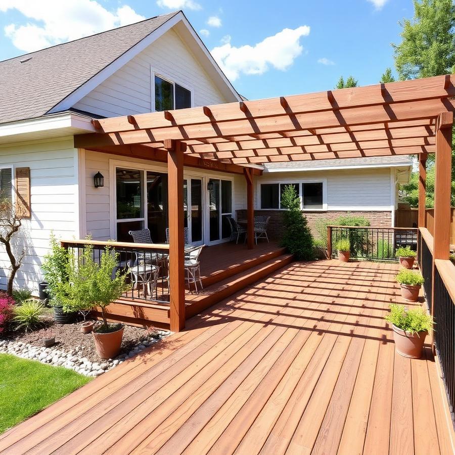 Terrasse bois & pergola — Saint-Jean-de-Védas